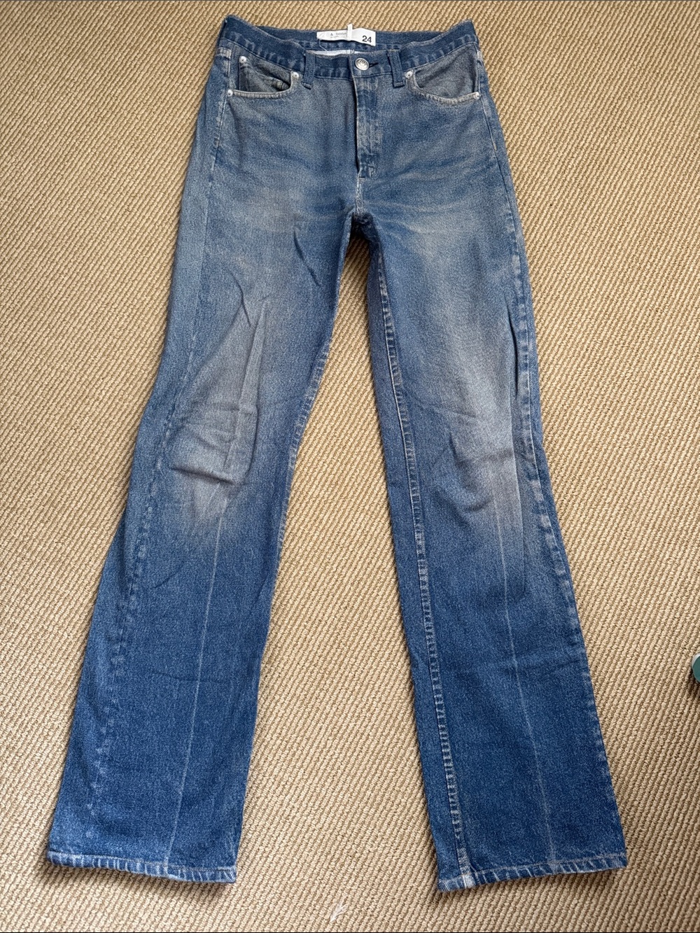 RAG & BONE Sweatpant jeans denim pants 24 stretch